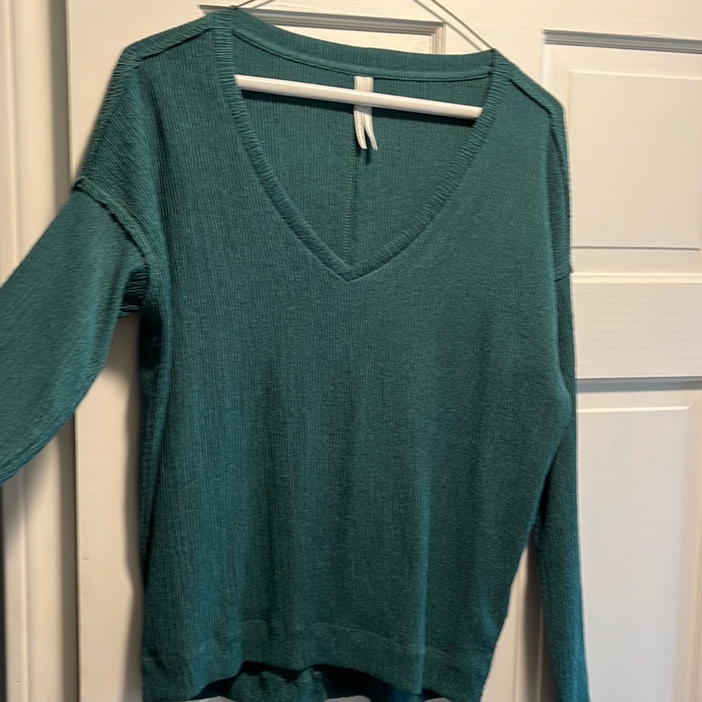 Anthropologie long sleeve textured shirt